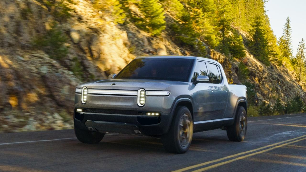 The Rivian R1T electric ute concept was unveiled last year. Picture: Supplied.