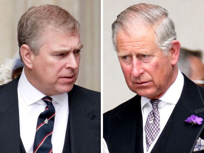 Prince Andrew and King Charles.