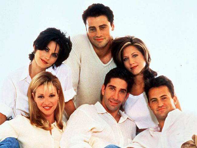 Courteney Cox, Matt LeBlanc, Jennifer Aniston, Matthew Perry, David Schwimmer and Lisa Kudrow.