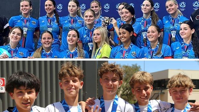 Shellharbour JFC and Balgownie JFC are crowned Champion of Champions.