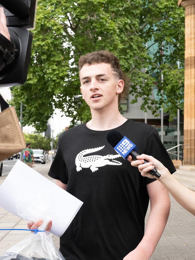 The court heard he was a “secondary offender”. Picture: The Advertiser/ Morgan Sette