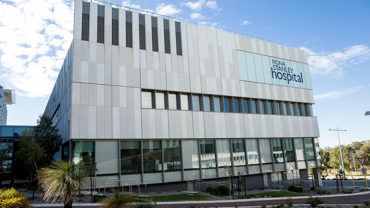 The lift at Fiona Stanley Hospital was tested last week.