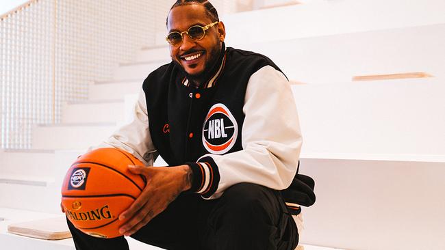 NBA legend Carmelo Anthony will join the ownership group of a future NBL expansion team. Picture: NBL