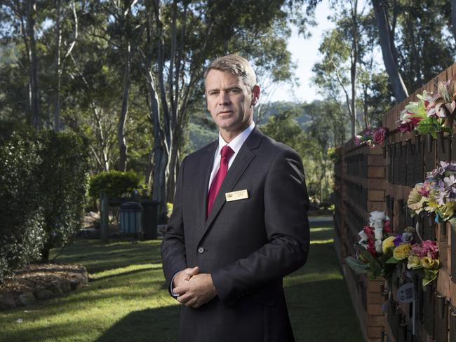 Pictured is Funeral Director Tim Connolly, who will now conduct virtual funerals. Photo by Russell Shakespeare.