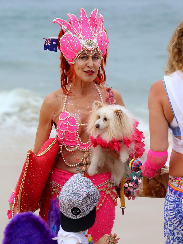 ROYAL TOUR - Visit to BONDI. People start to gather at Bondi beach ahead of the visit by The Duke and Duchess of Sussex, Prince Harry and his wife Meghan. Picture: Nathan Edwards