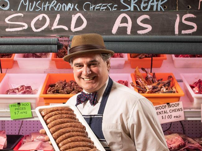 Moneysaver HQ cover story about saving money on your meat. Arkaba Meats butcher Andrew Weatheral. Picture: Brad Fleet