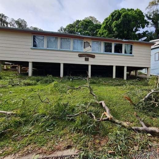 More pictures following the destructive storm which hit 1770 but somehow avoided Agnes. Picture: Discovery Coast News