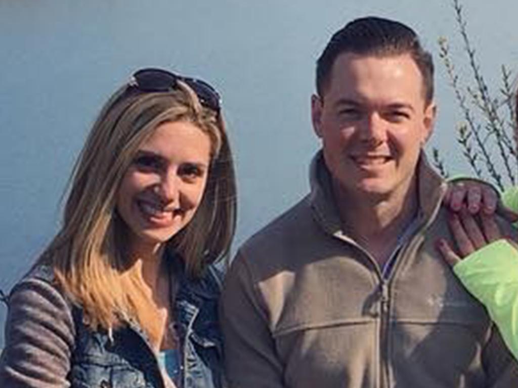 Horton pictured with his ex wife Autumn Guzzardi. Picture: Instagram