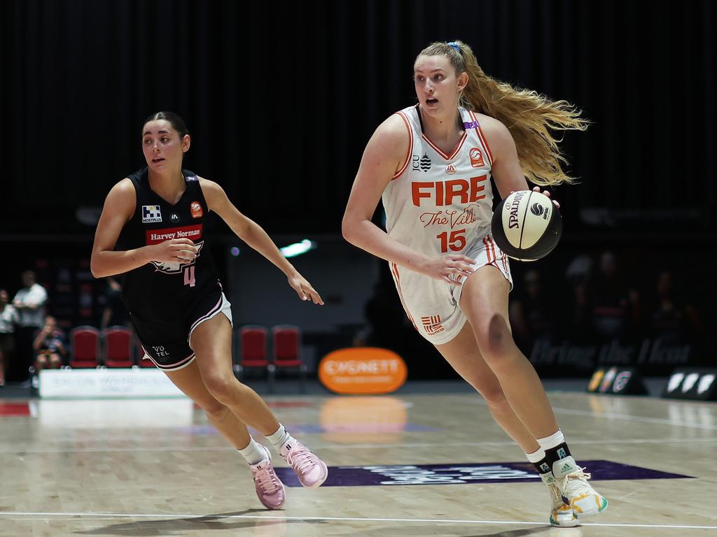 Lauren Cox narrowly won Defensive Player. Picture: Matt King/Getty Images