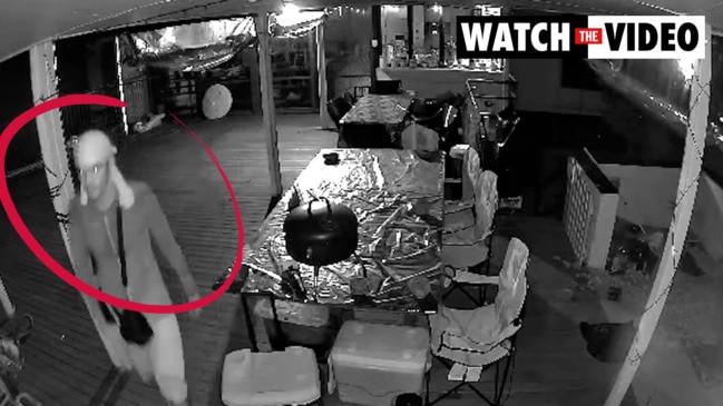 A Top End residence CCTV reveals intruder