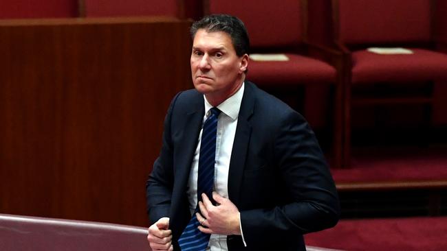 Senator Cory Bernardi will support the government’s full tax cuts package. Picture: AAP