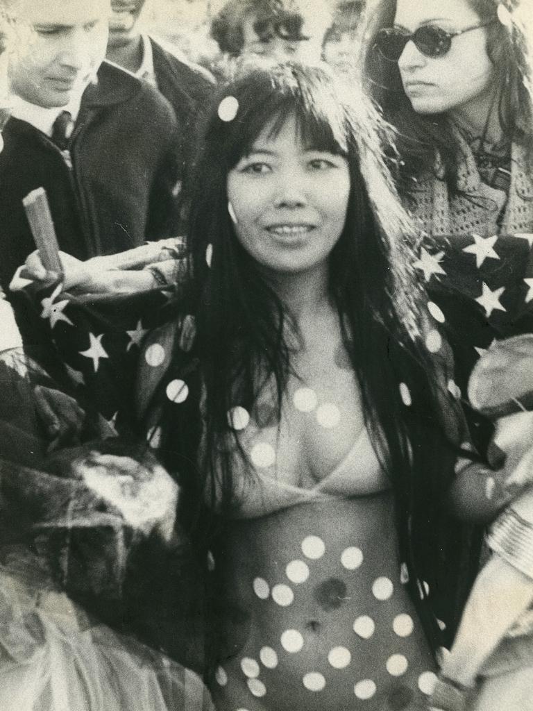 Yayoi Kusama during the 1960s in New York.