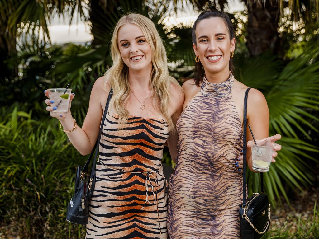 Arabella Jennings and Megan Chalker at the first night of The Star’s Garden Kitchen &amp; Bar's So-Cal on The Lawn. Picture: Adam Shaw