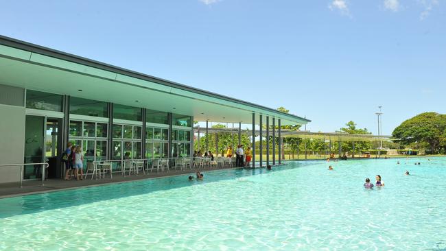 The old restaurant complex at Riverway, which was focused on more formal dining, closed in 2016.
