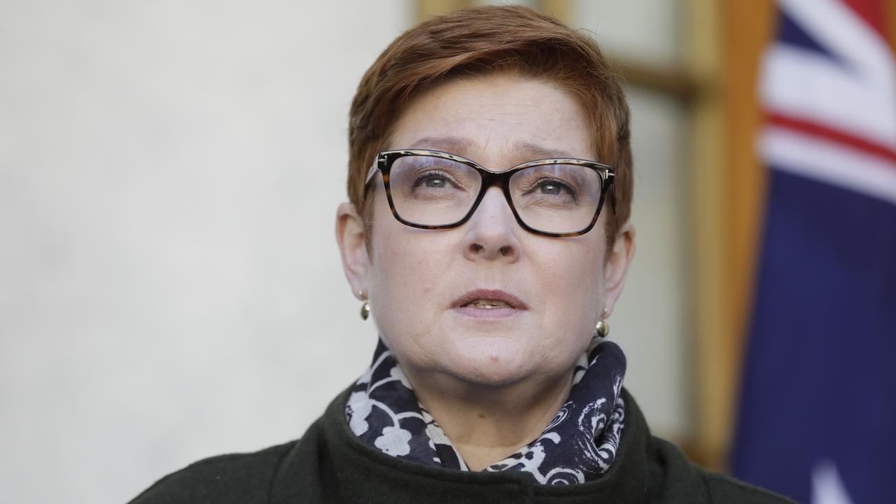 Foreign Affairs Marise Payne has accused China of undermining liberal democracy. Picture by Sean Davey.