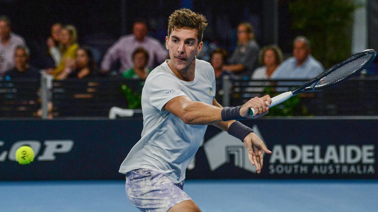 Thanasi Kokkinakis. (Photo by Brenton Edwards / AFP)