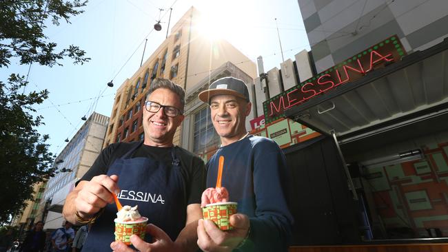 WHIPPED UP: Nick and Danny Palumbo are bringing their Gelato Messina to Adelaide, at a pop-up for Vogue Festival until Sunday. Picture: TAIT SCHMAAL