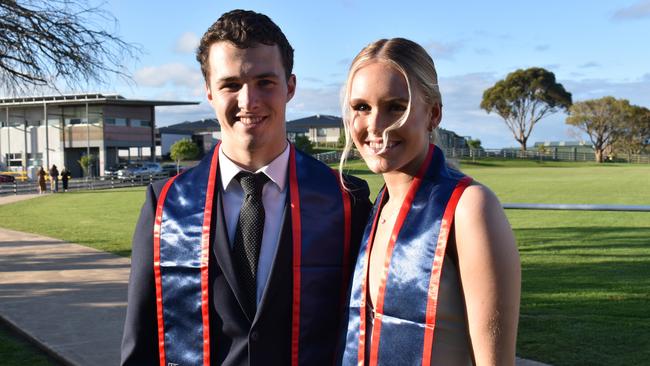 Emmanuel College Graduation: Cooper Fraser and Emma Mclaren.