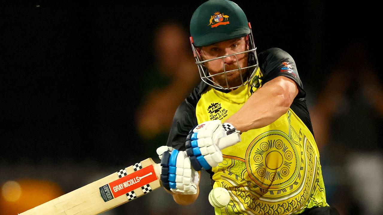 Aaron Finch’s leadership of Australia will be dignified to the end. Picture: AFP