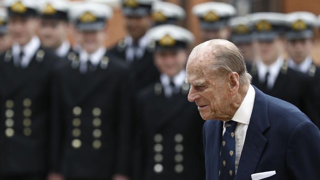 Britain's Prince Philip, Duke of Edinburgh will attend a parade of Royal Marines at Buckingham Palace, the last of 22,219 solo public engagements. Picture: AFP