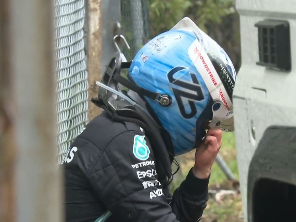 Valtteri Bottas was checked out by doctors after the crash but cleared.