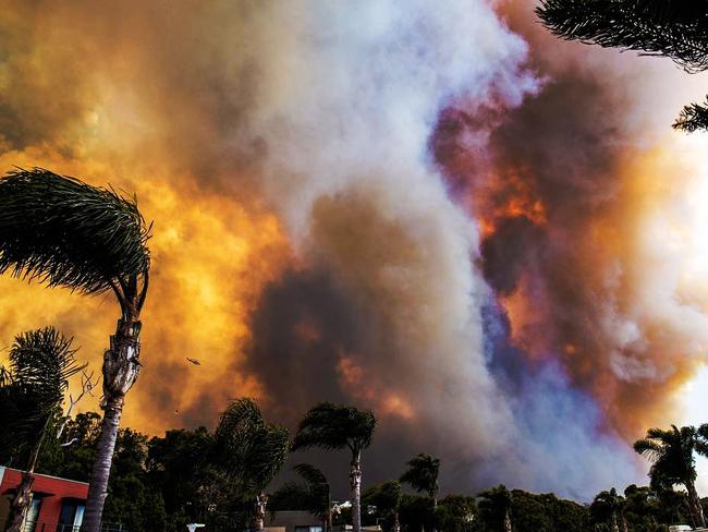 The fire that engulfed Tathra. Picture: Instagram/@cbowles14                        <a class="capi-image" capiId="2d3f8d15c5f5b32c989bfec70aef1594"></a>