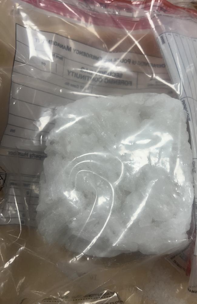 Illicit drugs seized by Tasmania Police. Four people have been charged following three separate searches in the North-West this week, with officers seizing more than 3.5 kilograms of ice. Picture: Tasmania Police