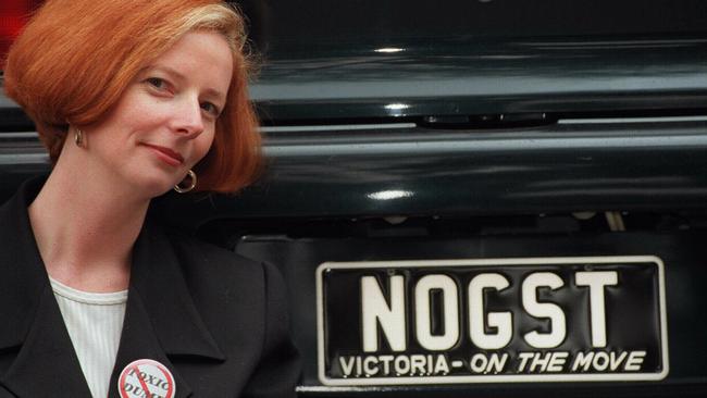 FACT: Julia Gillard once had a ‘NOGST’ numberplate when she was a Labor candidate.