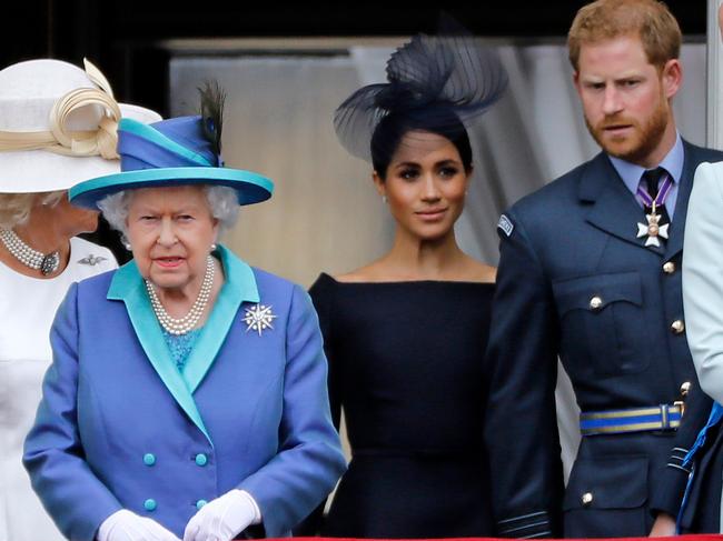 The Queen refused Prince Harry and Meghan Markle’s request that they live inside Windsor Castle. Picture: AFP