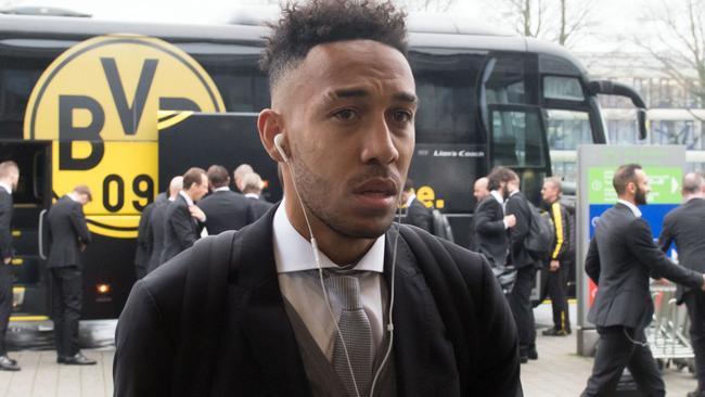 Dortmund's Gabonese forward Pierre-Emerick Aubameyang.