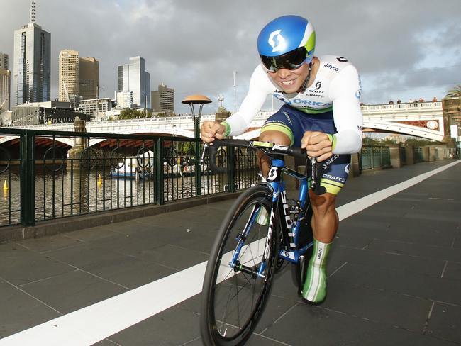 Caleb Ewan finished second behind Will Clarke.