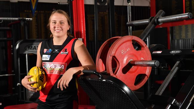 West Adelaide’s Chelsea Biddell will miss the remainder of the season with a knee injury. Picture: AAP/Keryn Stevens