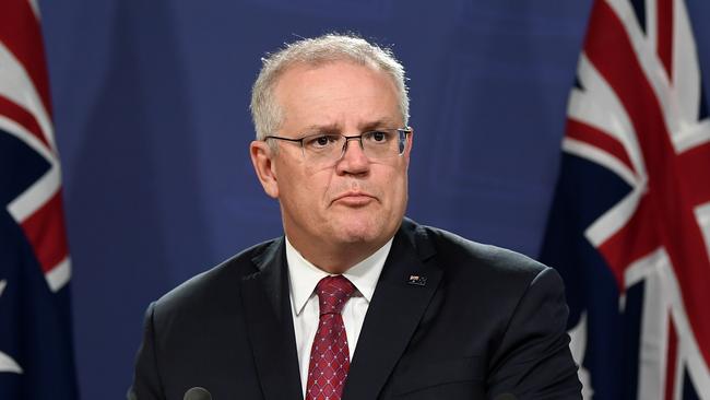 PrIme Minister Scott Morrison. Picture: Joel Carrett