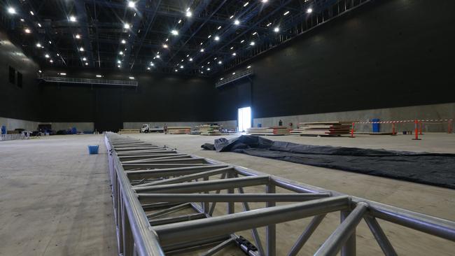 The $16 million Sound Stage 9 at Village Roadshow Studios, one of nine studios on the Oxenford lot to be used during production of Thor: Ragnarok. Photo: Regi Varghese