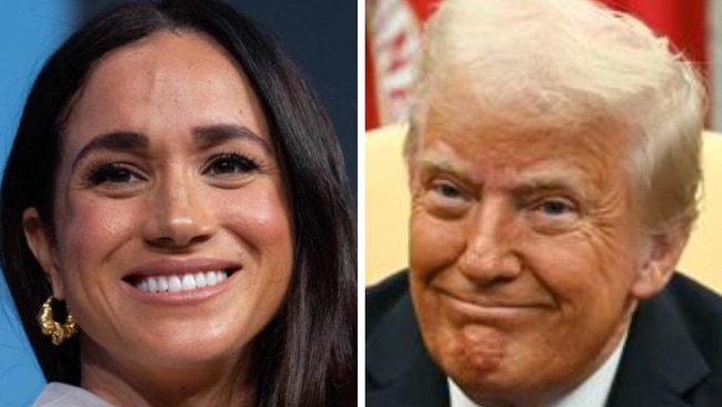 Trump and Markle split thumb