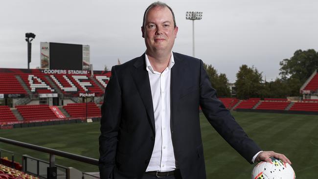 Adelaide United chairman Piet van Der Pol. Picture: Sarah Reed