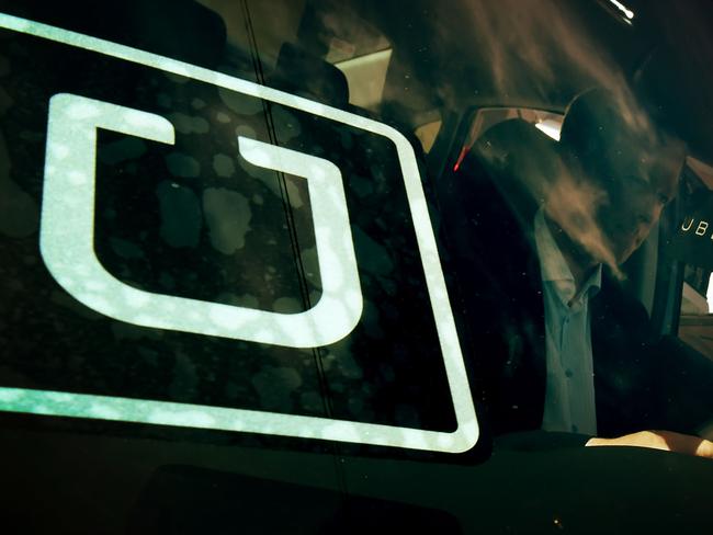 Uber is growing in popularity in Australia and has been a game changer in the motoring industry. Picture: AFP