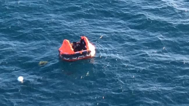 Air, water and land search was launched immediately in search of the missing crew after boat sinks off Cowley Beach