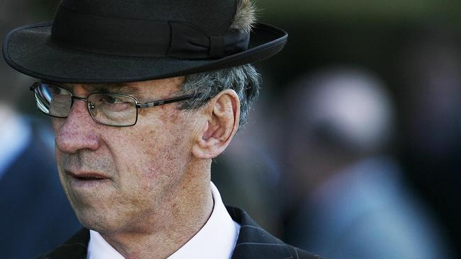 Chief Steward Ray Murrihy during race meeting at Rosehill Gardens Racecourse in Sydney.