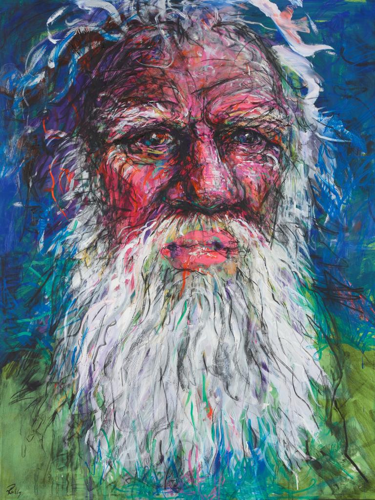 Craig Ruddy: 'Dark emu' - portrait of Bruce Pascoe.