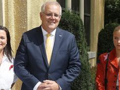 Grace Tame and Scott Morrison photo a 'basic Rorschach test'