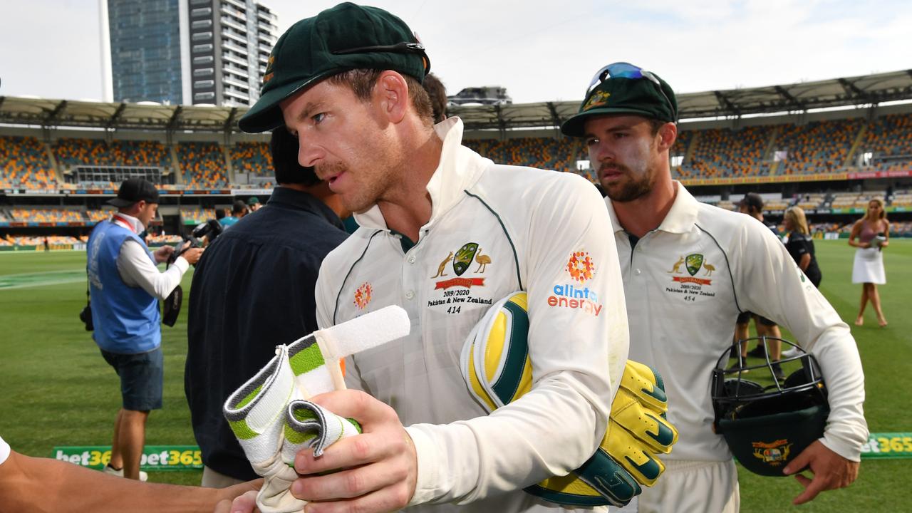 Tim Paine was happy not to have to face Mohammad Abbas in the first Test.