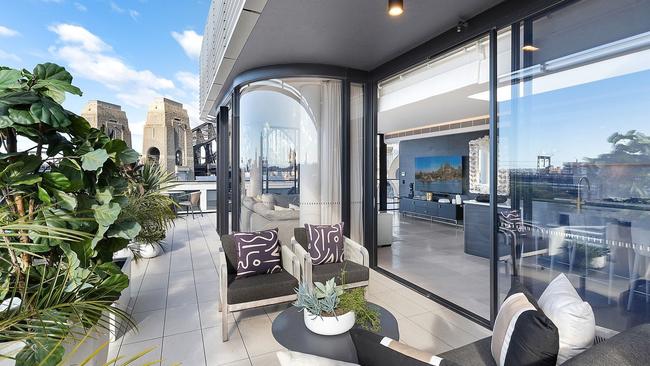 The Milsons Point penthouse apartment in Sydney has a revised guide of $6.5m.