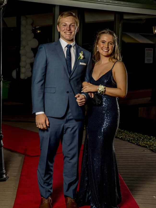 Formal for year 12 students from Emmanuel College. Mayson Cox and Samara Pattullo. Picture: Jerad Williams