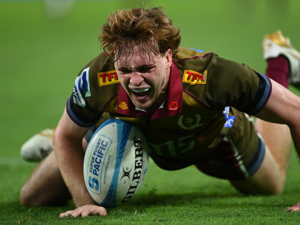 Tim Ryan scored three tries for the Reds. Picture: Getty Images