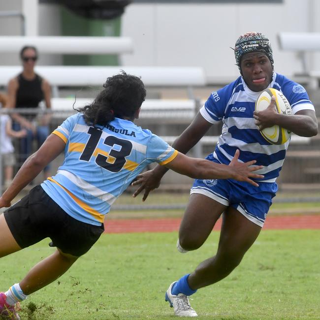 Troy Waike. QLD Rugby Union State Championships (17-18 years boys) at the Townsville Sports Precinct. Friday May 23. Northern against Peninsular. Picture: Evan Morgan