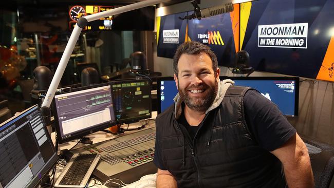 ‘I love talking to Sydney’.... Gus Worland at Triple M. Picture. Phil Hillyard