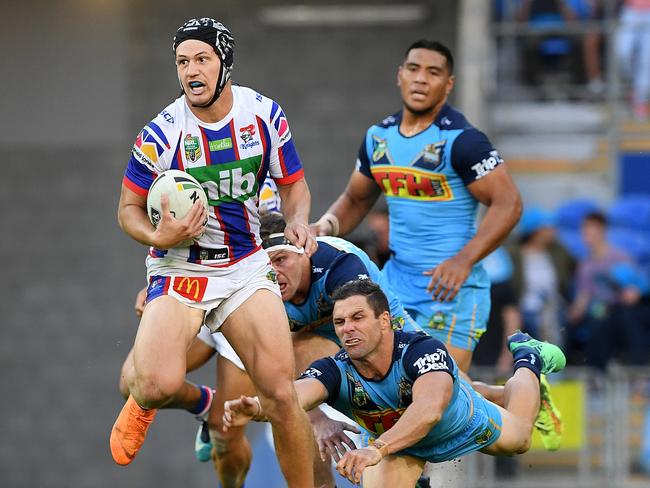 Knights fullback Kalyn Ponga is a human highlight reel. Picture: AAP Image/Dave Hunt