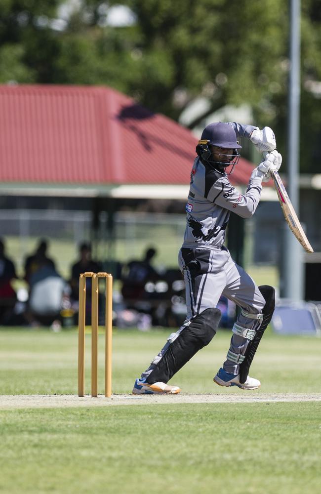 TGS’s Gurnoor Singh Randhawa playing club cricket. Picture: Kevin Farmer