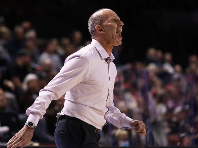 NBL master coach Brian Goorjian has his Illawarra Hawks primed to perform when they take on defending champions Perth in the semi-finals. Picture: Matt King/Getty Images